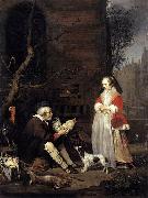 Gabriel Metsu The Poultry Seller oil painting artist